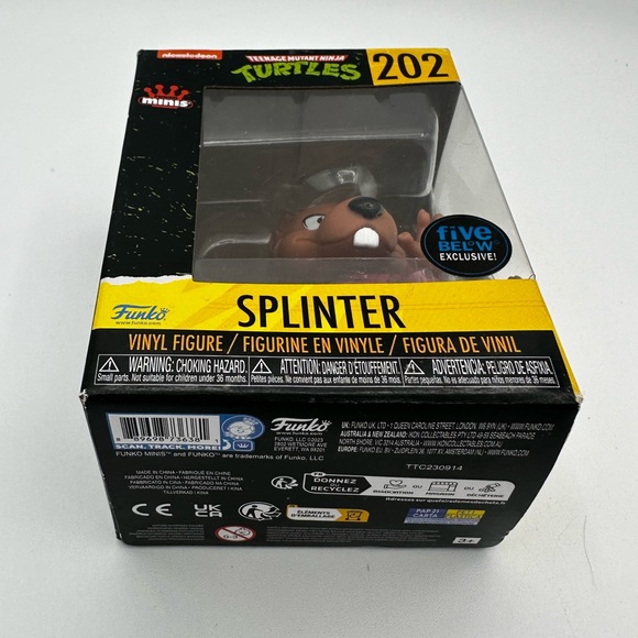 Nickelodeon Minis Teenage Mutant Ninja Turtles Splinter & April (Set of 2) - Picture 7 of 11